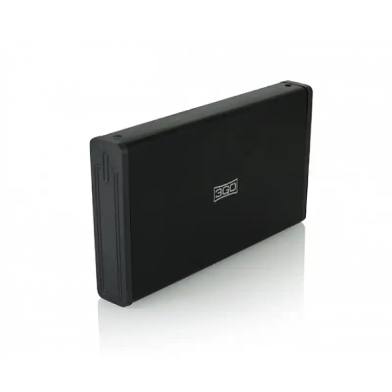 3Go Caja Externa USB 3.0 Negra para Disco Duro 3.5" SATA3