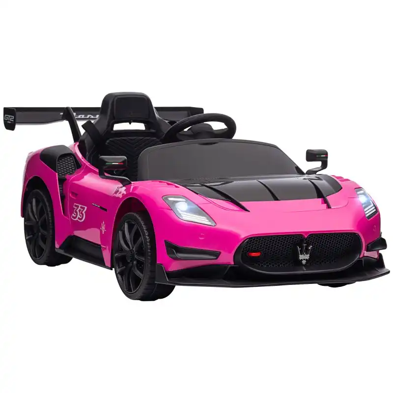 Aiyaplay Coche Eléctrico Para Niños De +3 Años Maserati Gt2 Rosa