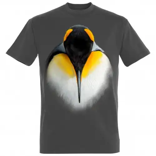 Camiseta Pingüino Real color Gris