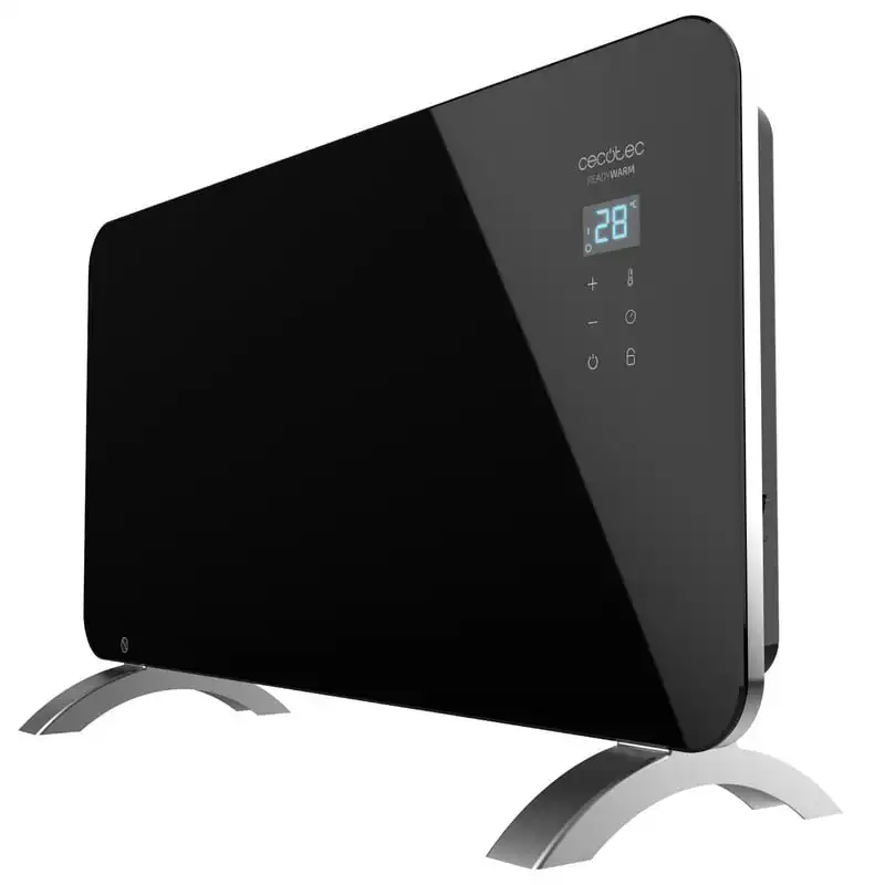Cecotec Ready Warm 6720 Crystal Connection Radiador Eléctrico Wi Fi 1500W Negro