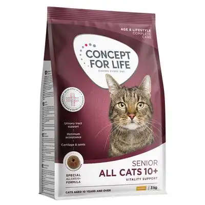 Concept for Life All Cats 10+ - NUEVO: 3 kg - Concept for Life - Comparador de precios