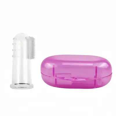 FurryFusion Cepillo de dedos para perros y gatos, paquete de 5 - rosa - Furry Fusion - Comparador de precios