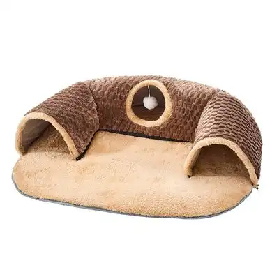 IntiMeg Túnel de peluche para gatos para jugar y dormir - Una pieza - IntiMeg - Comparador de precios