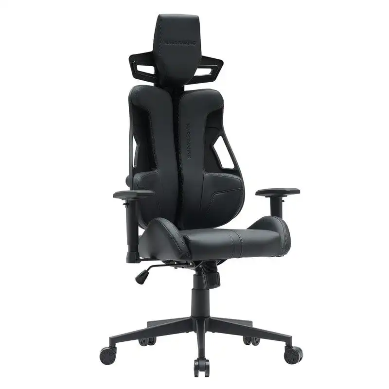 Mars Gaming MGC-ELITE Silla Gaming Ergonómica Respaldo Adaptativo Reposabrazos 2D Ruedas XL Gris