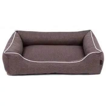 Sofa Mallorca Comfort Cama Para Perro En Marrón Con Blanco 100x75 Cm