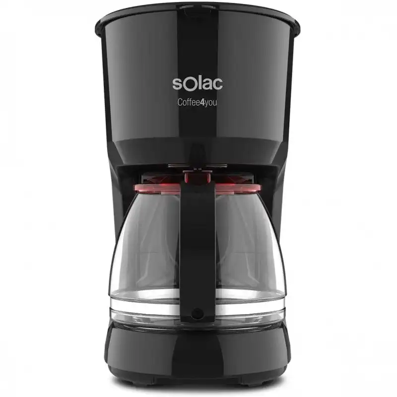 Solac Coffee4you Cafetera de Goteo 1.25L 750W Negra