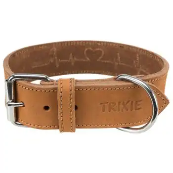 Trixie Collar De Cuero Engrasado Rustic "heartbeat"