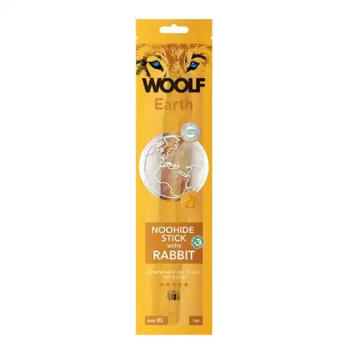 Woolf Earth Noohide XL Barrita con Conejo