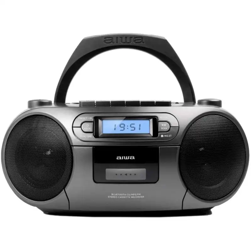 Aiwa BoomBox BBTC-550MG Radio CD Bluetooth Gris