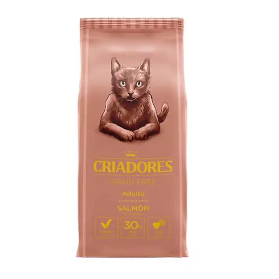 Criadores Adulto Grain Free Salmón pienso para gatos