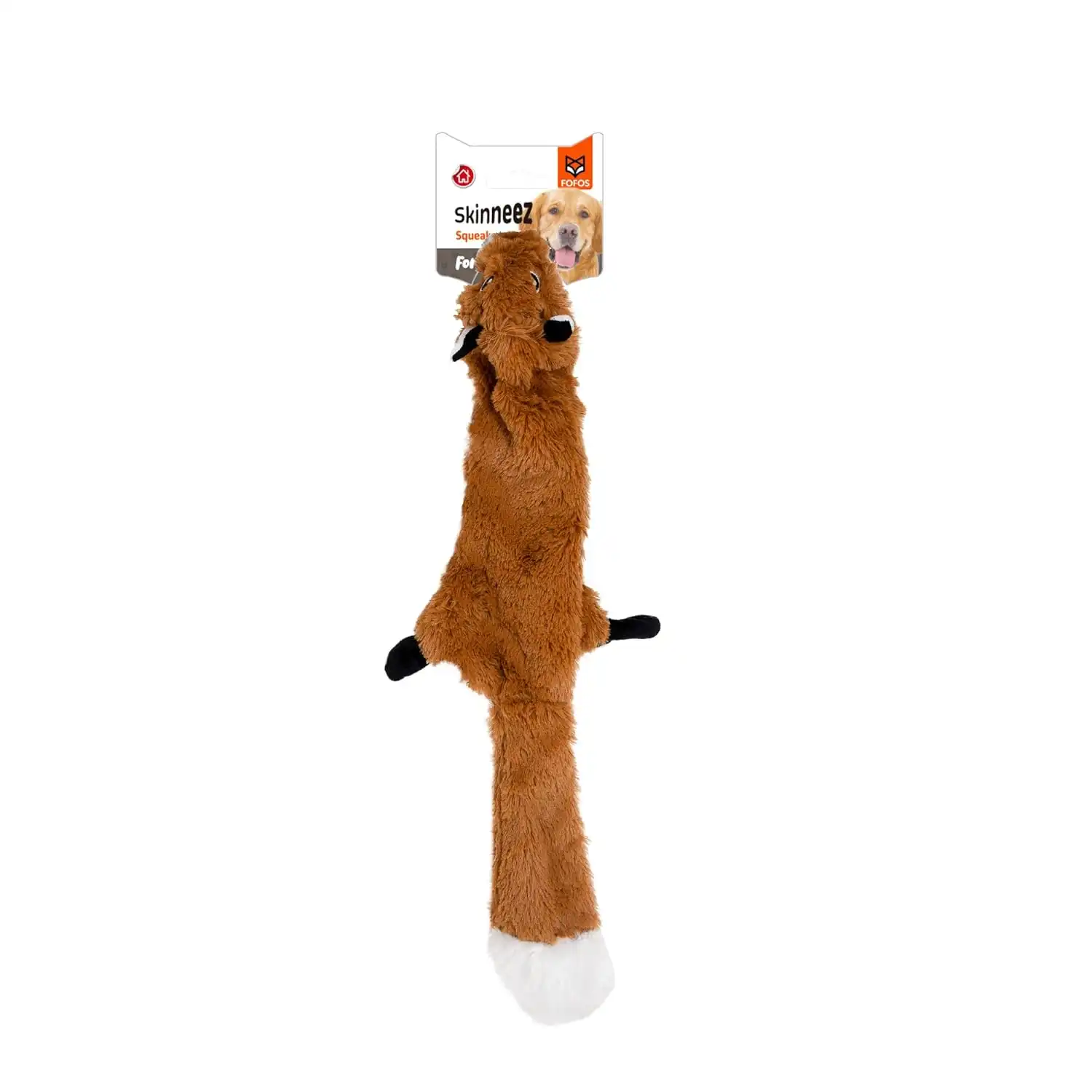 Fofos Peluche zorro Skinneez con sonido para perros - 57 cm x 9 cm x 2 cm - Fofos - Comparador de precios