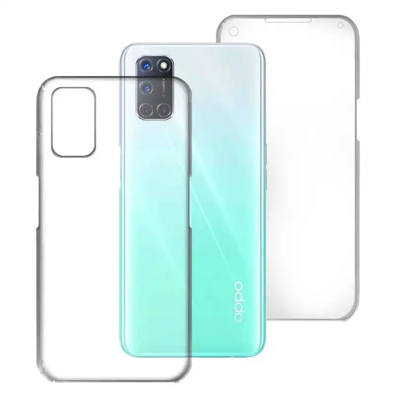 Max Power Digital Funda Doble Cara 360 Grados Silicona Transparente Para Oppo A52 / A72 / A92