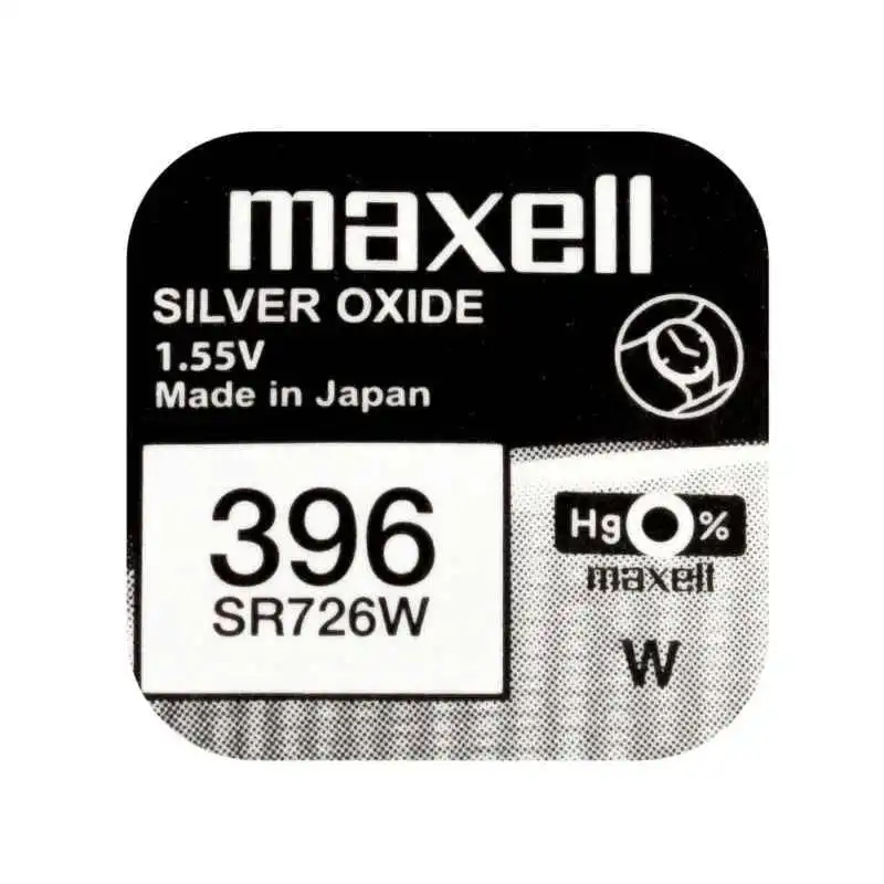 Maxell SR726W Pila de Botón 396