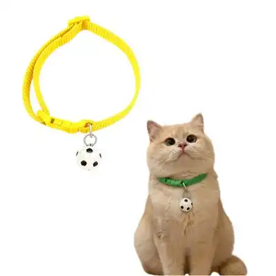 MCBOSON Collar para perros y gatos con temática de la Copa del Mundo - AMARILLO - Mcboson - Comparador de precios