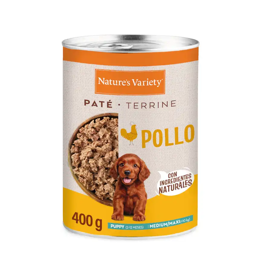 Nature's Variety Paté Ternera Lata para cachorros medium - 400 gr - Natures Variety - Comparador de precios
