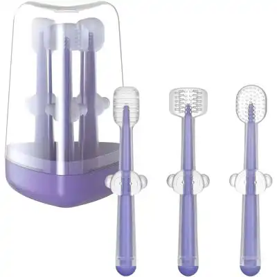 UAMLY Cepillo de dientes de silicona para gatos - púrpura - Uamly - Comparador de precios